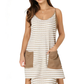 Women's Sleeveless Summer Dress with Shorts