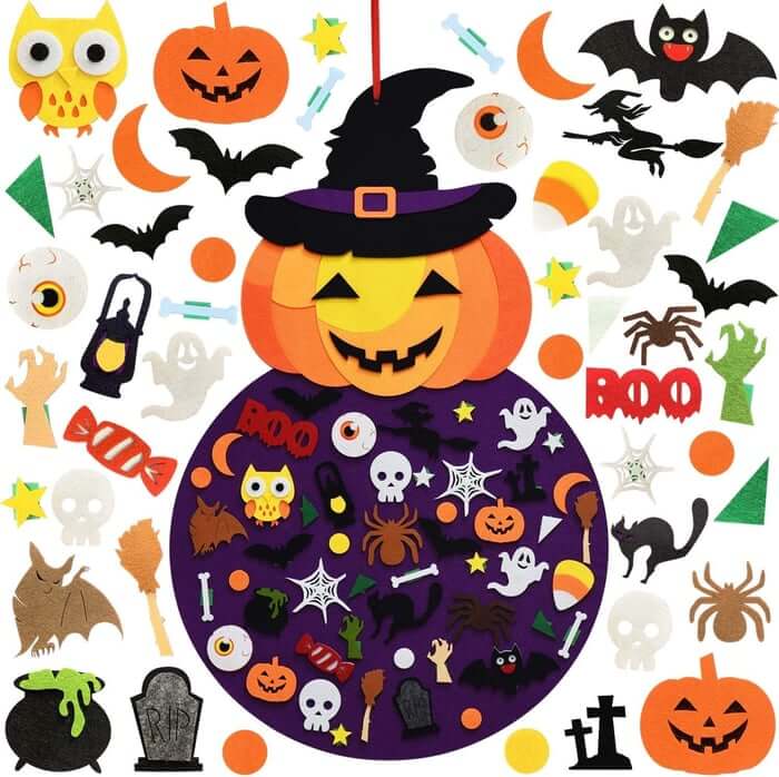 🎁 DIY Halloween Pumpkin Witch