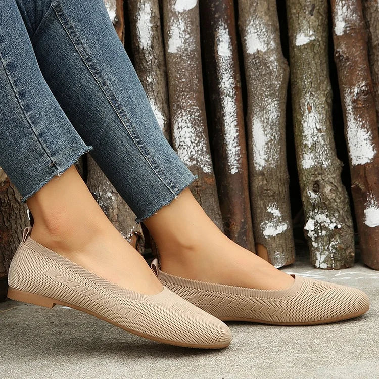 Women's Woven Breathable Flat Orthopaedic Shoes