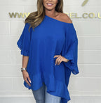 🌸Spring Specials💐 Loose Pleated Off Shoulder Blouses for Women