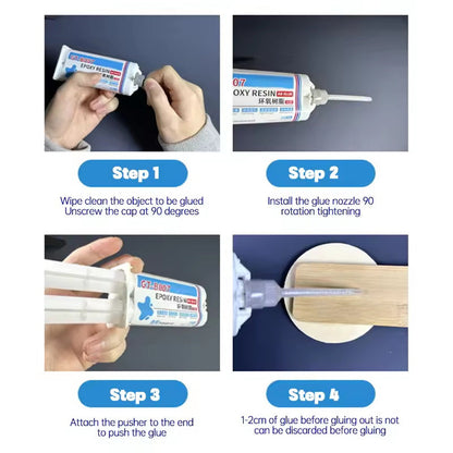 💧Aesthetics and Environmental Friendliness-Clear Epoxy Resin AB Glue