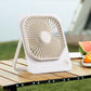 Ultra-Thin Desk Fan with 4 Speeds Adjustable