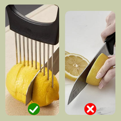 Stainless Steel Vegetables Holder for Slicing