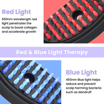 Electric Massage Comb - Soothe, Stimulate, and Reduce Fatigue