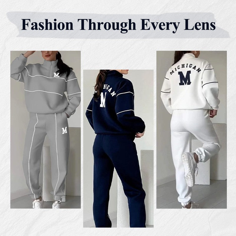 🔥Casual Line Sweatshirt 2-Piece Set