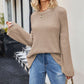 💕 Women's Round-neck Sweater With Wide Cuffs And Loose Fit