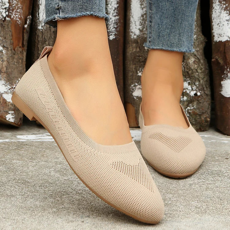 Women's Woven Breathable Flat Orthopaedic Shoes