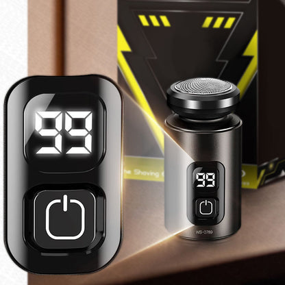Men's Portable Electric Mini Shaver with Floating Blades