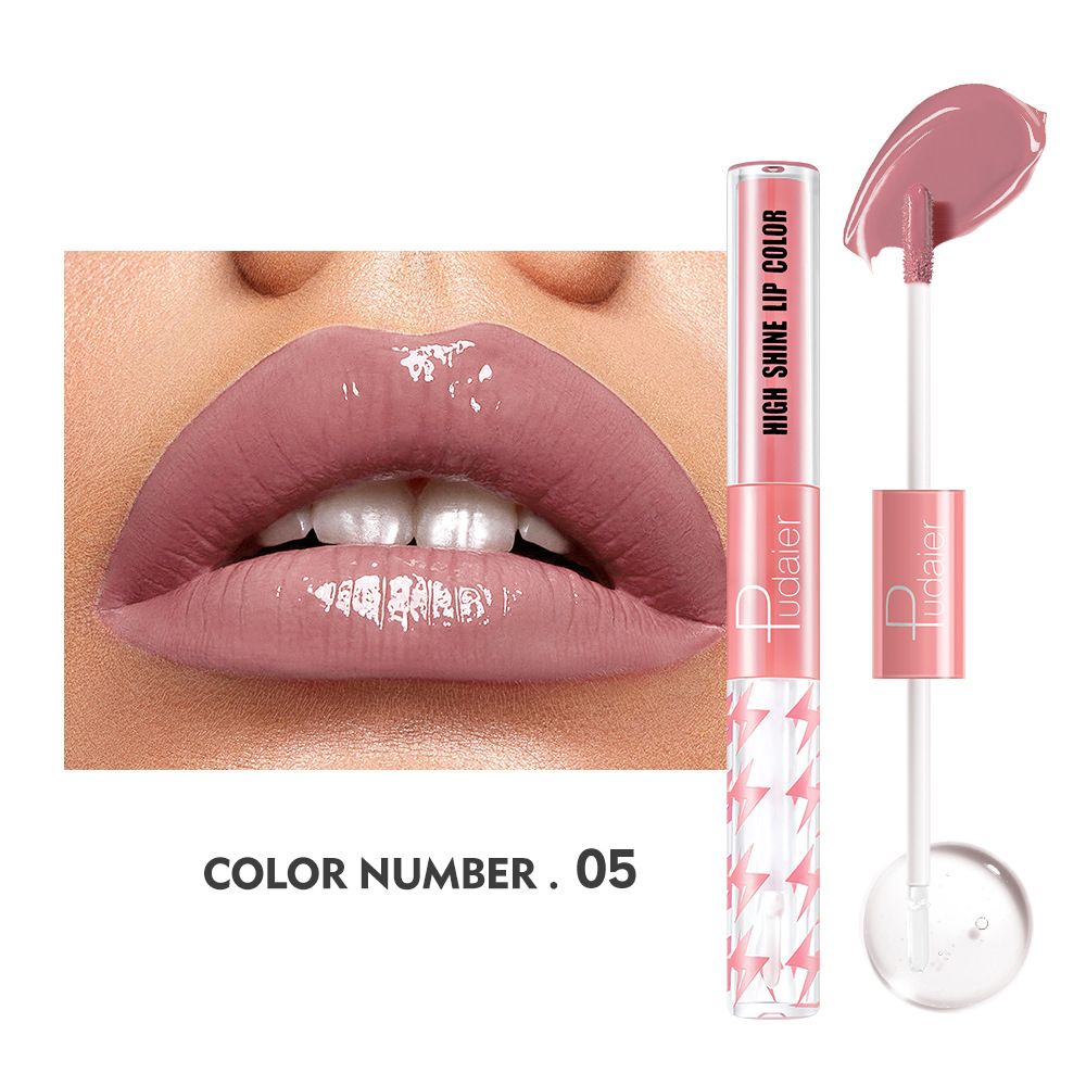 16 Colors Double Ended Highlighting Lip Gloss - High-shine Long-lasting✨