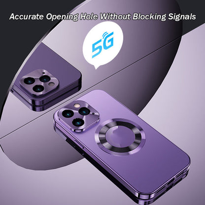 Double-sided Electroplated Glass Magnetic Phone Case