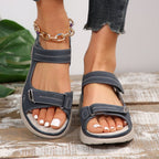 🔥Women’s Wedge Sandals with Hook & Loop Straps