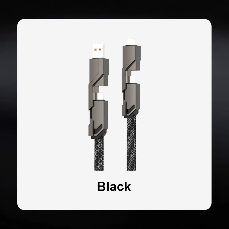 4-in-1 Fast Charging & Data Sync Charger Cord