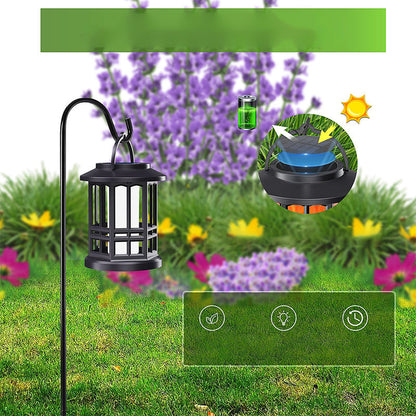 Waterproof Outdoor Solar Flame Lantern Light