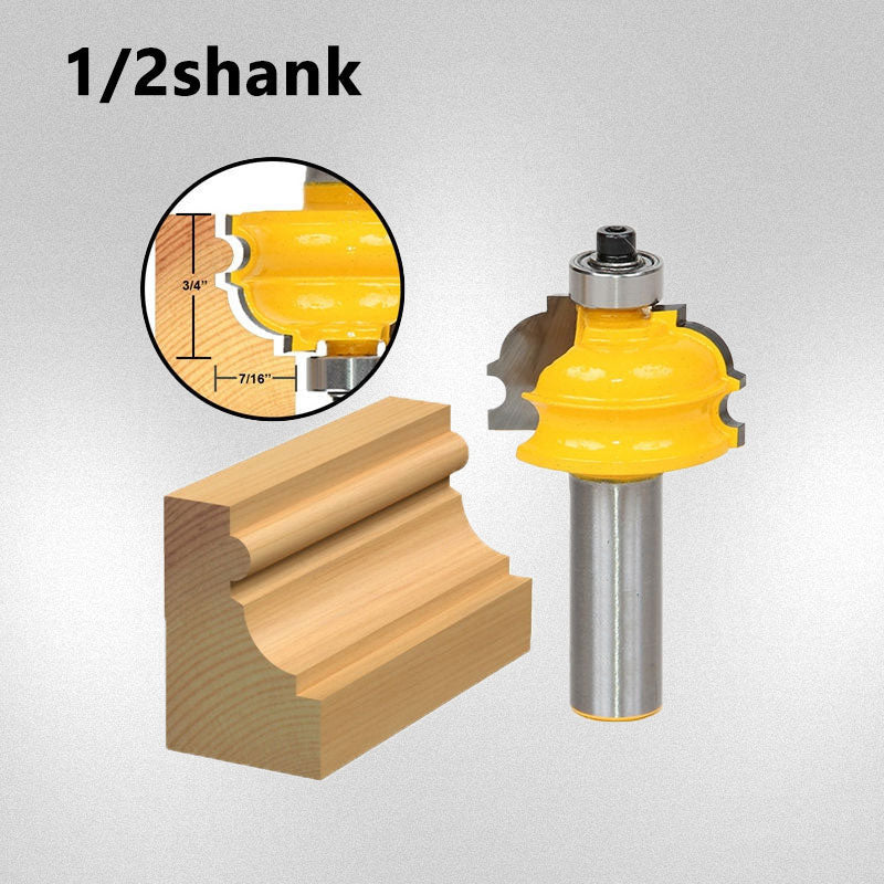 1/2 Inch Shank Architectural Molding Router Bit
