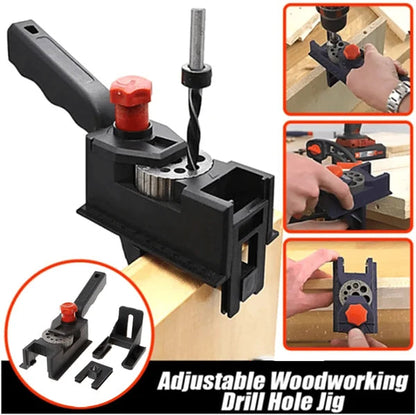 10-hole Woodworking Hole Punching Limit Fixture Device