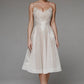 Stylish V-neck Spaghetti Strap A-line dress
