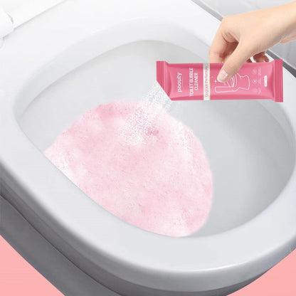 🔥Pink Quick Foaming Toilet Bowl Cleaner - Powder Packs