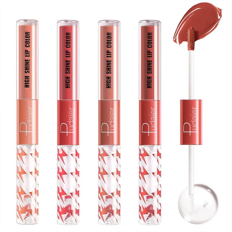 16 Colors Double Ended Highlighting Lip Gloss - High-shine Long-lasting✨