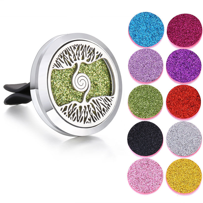 🔥Air Freshing Car Vent Diffuser Set with Clip & 10 Aroma Pads