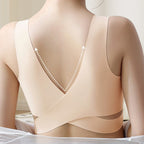 Women's Vest Bra with Side Buckle Closure