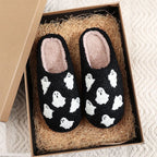 Halloween Ghost Plush Slippers