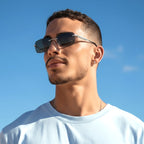 Men's Stylish Frameless High Definition Polarized Sunglasses