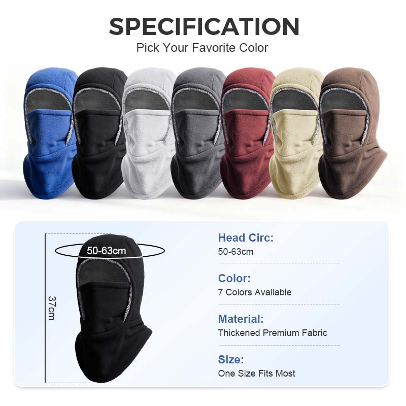 🔥Unisex Winter Warm Neck Mask Ear Protection One Piece Hat