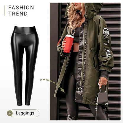 Women's Trendy Long-Sleeve Hooded Jacket