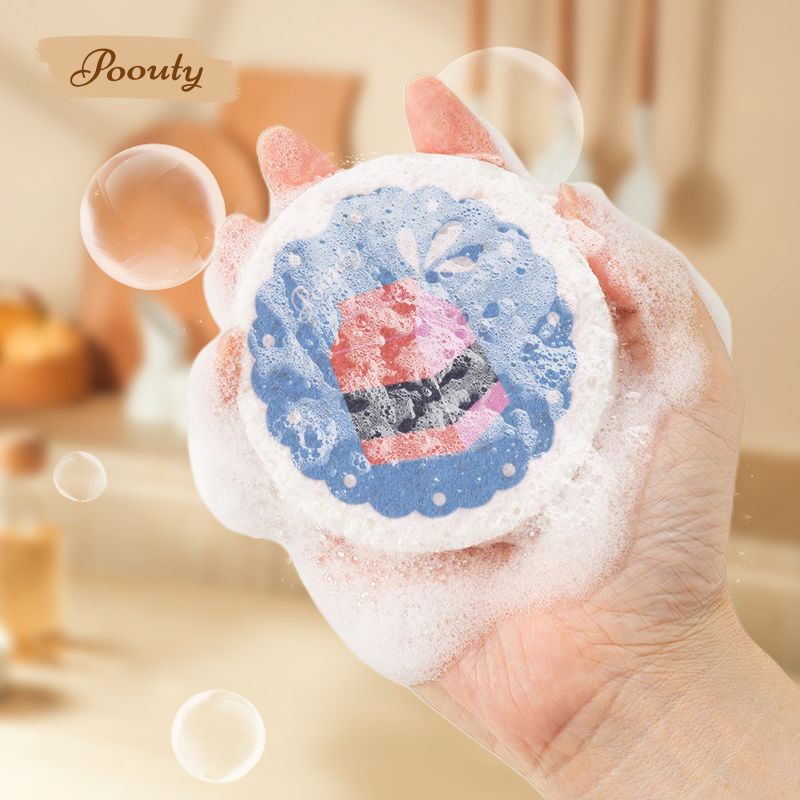 Scrub & Wipe Compressed Wood Pulp Sponges（BUY 3 GET 5 FREE）