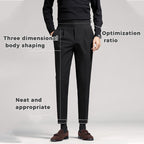 Men’s High-end Summer Casual Business Straight-leg Pants
