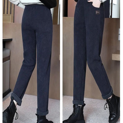 Women's High-waist Warm-weather Casual Pants