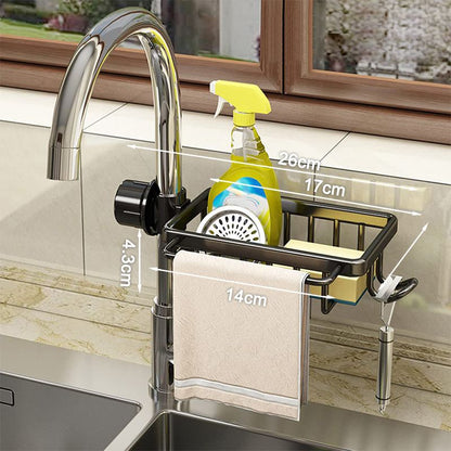 Rust-proof Space Aluminum Faucet Rack
