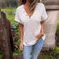 💗50%OFF🌸Women’s Stylish V-neck Short-sleeved Top