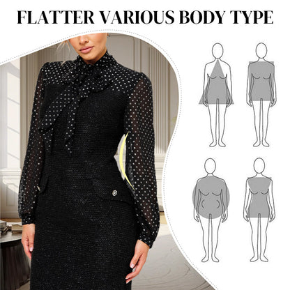 🌸Spring Specials🌸 Women's Dress with Bow Tie Neck