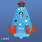 Fun Rocket Outdoor Water Spray Toy for Kids