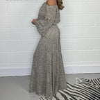 Women's Two-piece Set: Lace Top + Wide-leg Trousers