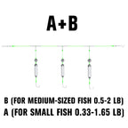 3 Hooks Anti Drift Bottom Fishing Rig