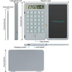 Calculator Notepad with 6.5 Inch LCD Writing Tablet