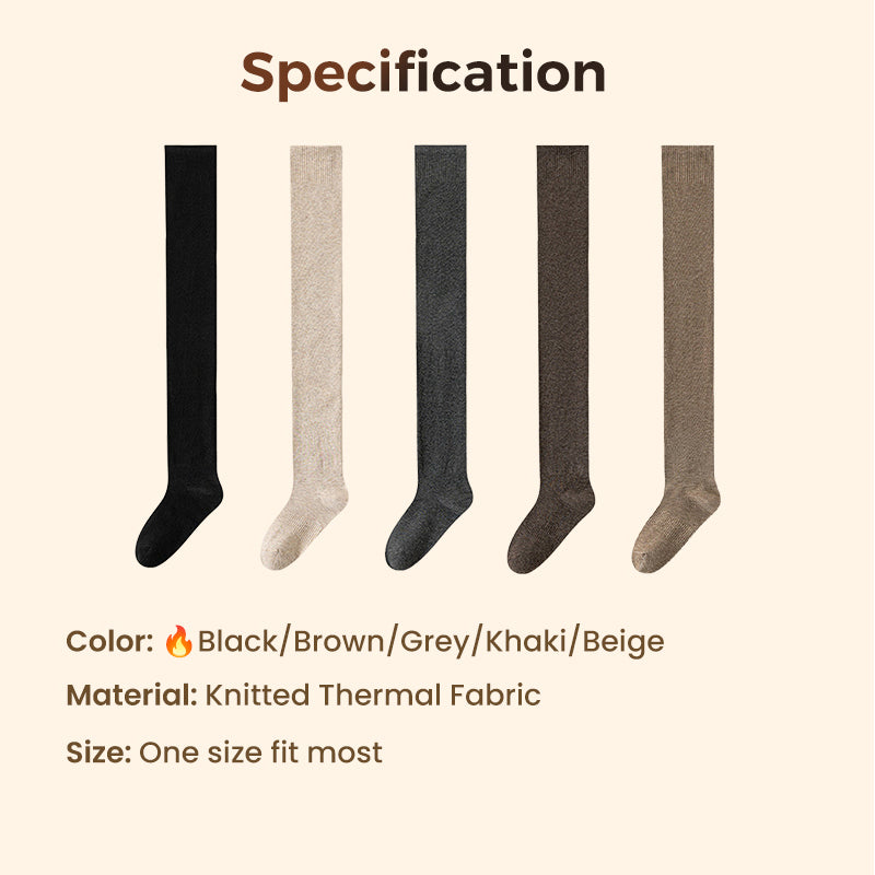 💞50K+ SOLD!🧦🤝✨ Classic Elegance, Effortless Wear | Soft & Stretchy Thigh High Socks❤️🔥🧦
