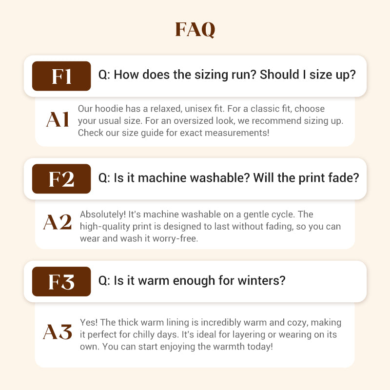 Cute Highland Cow Cozy Fleece-Lined Hooded Sweatshirt