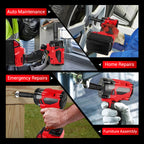 Powerful Electric Wrench with Long-Lasting Battery