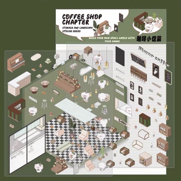 DIY 3D House Stickers