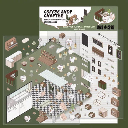 DIY 3D House Stickers