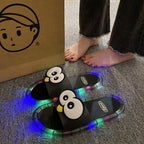 👣👣Cute Slippers With Cartoon Motifs That Glow