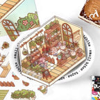 DIY 3D House Stickers
