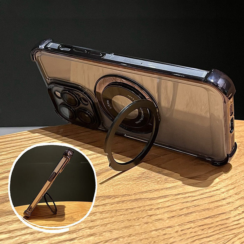Powerful Protection Case with Magnetic Invisible Stand for iPhone
