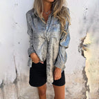 Casual Fashionable Lapel Shirt for Women
