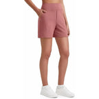 Women's High-Waisted Athletic Bermuda Shorts with Pockets – Running, Yoga, Summer Casual Activewear