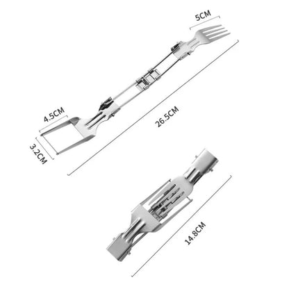 2-in-1 Foldable Watermelon Fork Slicer