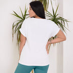 Fashionable Simple Casual  2-Piece Set